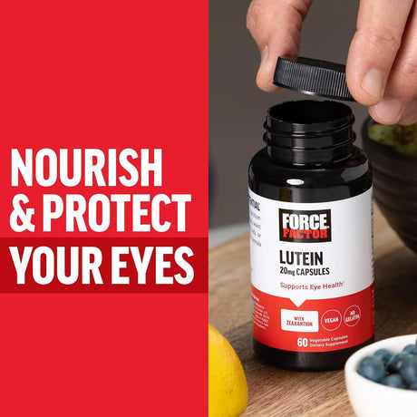 FORCE FACTOR - FORCE FACTOR Lutein and Zeaxanthin 60 Capsulas - The Red Vitamin MX - Suplementos Alimenticios - {{ shop.shopifyCountryName }}