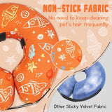 Toptakeit Elevated Inflatable Dog Collar ORANGE LARGE