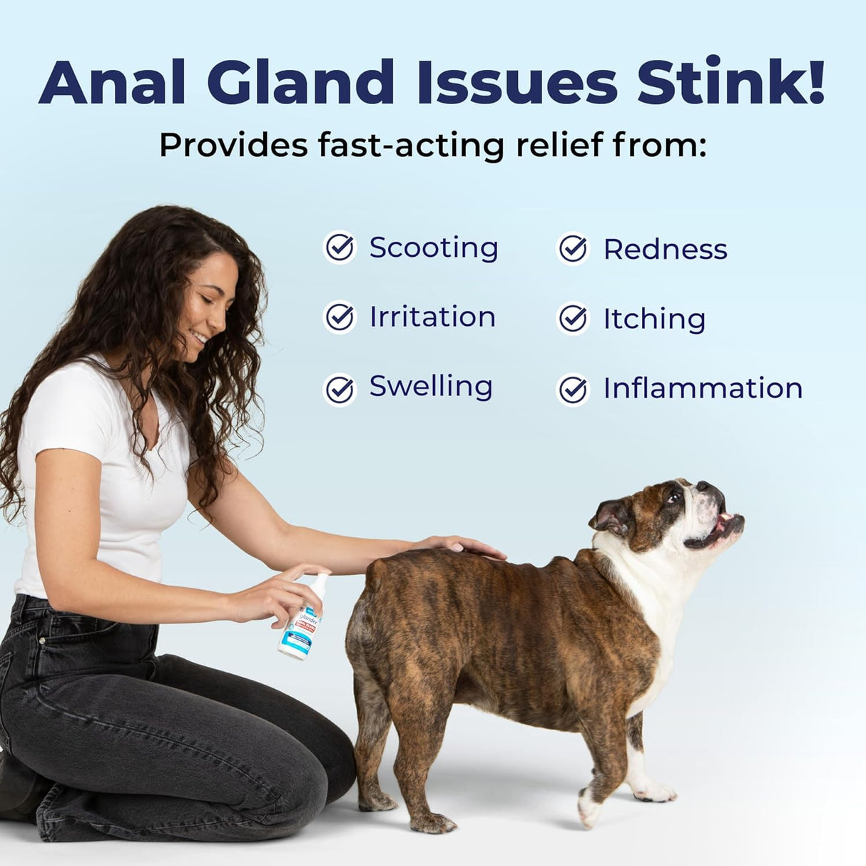 Vetnique Glandex Medicated Spray for Dog Scooting 4 Fl.Oz.