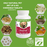 Only Natural Pet Get Up & Go Herbal Joint Support Supplement for Dogs 90 Tabletas Masticables