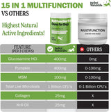 DELEY NATURALS - Deley Naturals Dog Multivitamins Chewable 120 Masticables - The Red Vitamin MX - Multivitamínicos Para Perros - {{ shop.shopifyCountryName }}