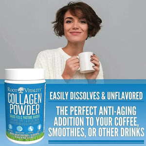 ROOT VITALITY - Root Vitality Collagen Peptides Powder 300Gr. - The Red Vitamin MX - Suplementos Alimenticios - {{ shop.shopifyCountryName }}