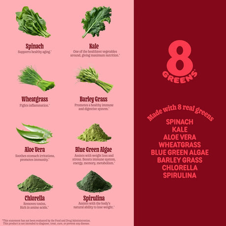 8GREENS - 8Greens Supergreens Gummies Apple Flavor 50 Gomitas - The Red Vitamin MX - Suplementos Alimenticios - {{ shop.shopifyCountryName }}