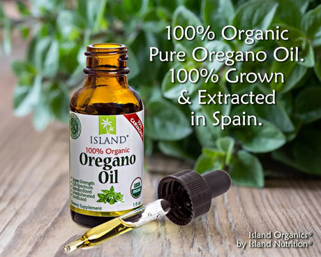 ISLAND NUTRITION - Island Nutrition Oregano Oil Organic Liquid Drops 1 Fl.Oz. - The Red Vitamin MX - Suplementos Alimenticios - {{ shop.shopifyCountryName }}