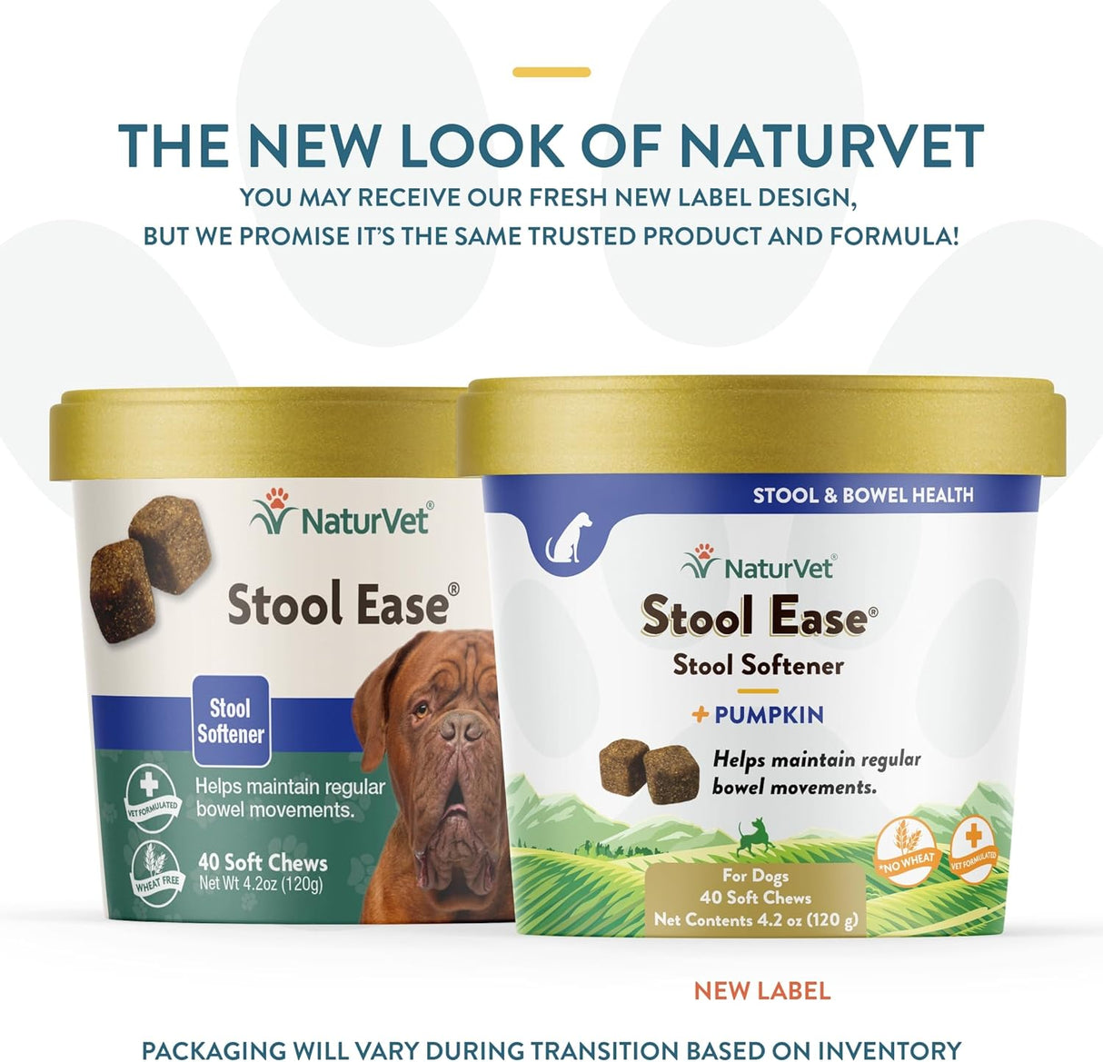 NaturVet Stool Ease for Dogs 40 Masticables