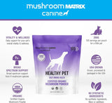 OM - Om Mushroom Matrix Healthy Pet Mushroom Supplement 200Gr. - The Red Vitamin MX - Suplementos Herbales Para Perros - {{ shop.shopifyCountryName }}