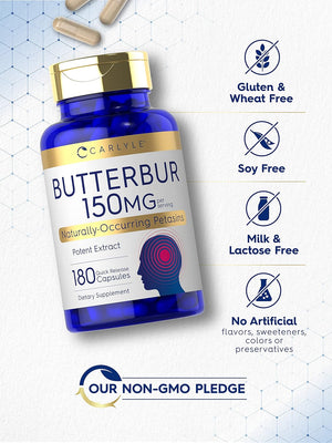 Carlyle Butterbur 150Mg. 180 Capsulas
