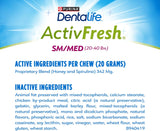 PURINA - Purina DentaLife ActivFresh Dog Chews for Small and Medium Dogs 21 Piezas - The Red Vitamin MX - Cuidado Dental Para Perros - {{ shop.shopifyCountryName }}