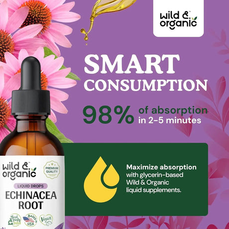 WILD & ORGANIC - Wild & Organic Echinacea Drops 2 Fl.Oz. - The Red Vitamin MX - Suplementos Alimenticios - {{ shop.shopifyCountryName }}