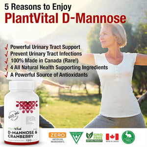 PLANT VITAL - Plantvital D Mannose 120 Capsulas 2 Pack - The Red Vitamin MX - Suplementos Alimenticios - {{ shop.shopifyCountryName }}