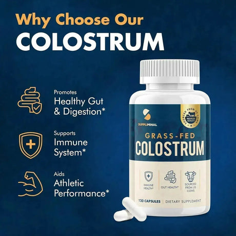 SUPPLIMINAL - Suppliminal Colostrum 120 Capsulas - The Red Vitamin MX - Suplementos Alimenticios - {{ shop.shopifyCountryName }}