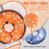 Toptakeit Elevated Inflatable Dog Cone Collar ORANGE XLARGE