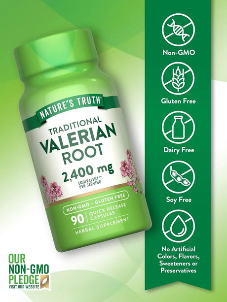 NATURE'S TRUTH - Nature's Truth Valerian Root 2400Mg. 90 Capsulas - The Red Vitamin MX - Suplementos Alimenticios - {{ shop.shopifyCountryName }}