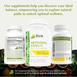 JIVA BOTANICALS - Jiva Botanicals Artemisia Annua Sweet Wormwood 150Mg. 90 Capsulas - The Red Vitamin MX - Suplementos Alimenticios - {{ shop.shopifyCountryName }}