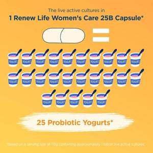 Renew Life Women's Probiotic 25 Billion CFU 60 Capsulas