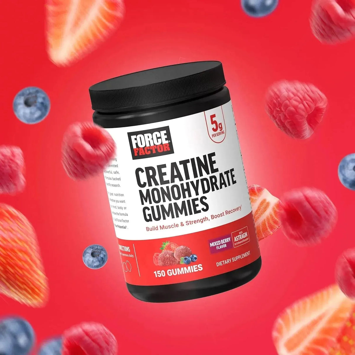 FORCE FACTOR - Force Factor Creatine Gummies 150 Gomitas - The Red Vitamin MX - Suplementos Alimenticios - {{ shop.shopifyCountryName }}