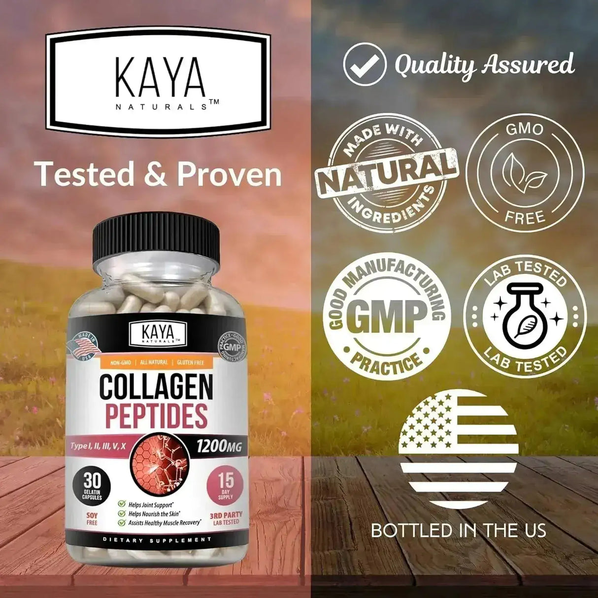 KAYA NATURALS - Kaya Naturals Multi Collagen Peptides Complex 30 Capsulas - The Red Vitamin MX - Suplementos Alimenticios - {{ shop.shopifyCountryName }}