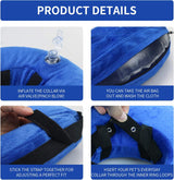 MCHY Adjustable Recovery Collar for Dogs SMALL BLUE