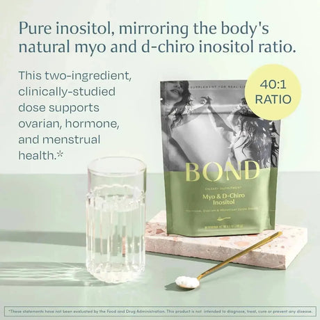 BOND - BOND Inositol Powder Pure Myo-inositol & D-Chiro Inositol 90 Servicios 185Gr. - The Red Vitamin MX - Suplementos Alimenticios - {{ shop.shopifyCountryName }}