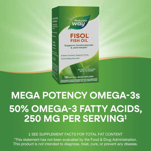 NATURE'S WAY - Nature's Way Fisol Fish Oil 180 Capsulas Blandas - The Red Vitamin MX - Suplementos Alimenticios - {{ shop.shopifyCountryName }}