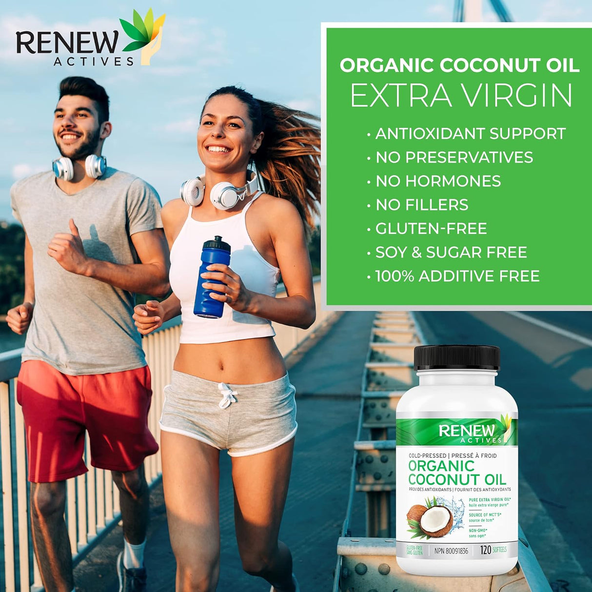 RENEW ACTIVES - Renew Actives Coconut Oil 120 Capsulas Blandas - The Red Vitamin MX - Suplementos Alimenticios - {{ shop.shopifyCountryName }}