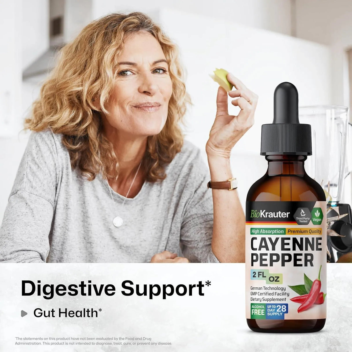 BIOKRAUTER - BIO KRAUTER Cayenne Pepper Tincture 2 Fl.Oz. - The Red Vitamin MX - Suplementos Alimenticios - {{ shop.shopifyCountryName }}