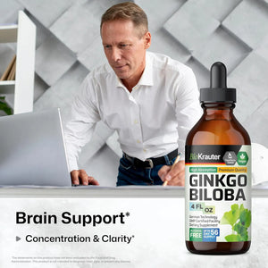 BIOKRAUTER - BIO KRAUTER Ginkgo Biloba Extract 4 Fl.Oz. - The Red Vitamin MX - Suplementos Alimenticios - {{ shop.shopifyCountryName }}