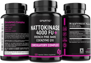 SPARTIS - SPARTIS Nattokinase 4000 FU 120 Capsulas - The Red Vitamin MX - Suplementos Alimenticios - {{ shop.shopifyCountryName }}