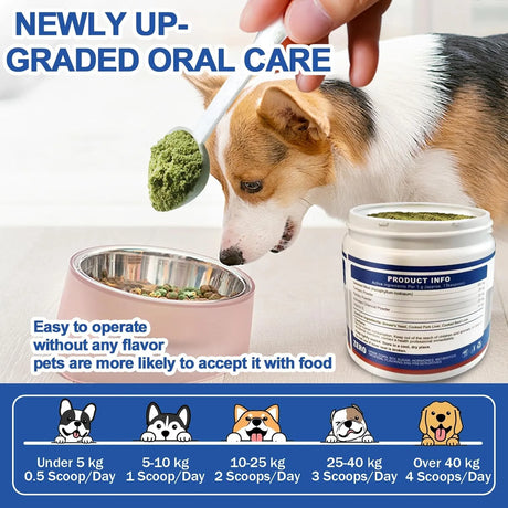 COLEAZE - ColEaze Dog Teeth Cleaning Powder 180Gr. - The Red Vitamin MX - Cuidado Dental Para Perros - {{ shop.shopifyCountryName }}
