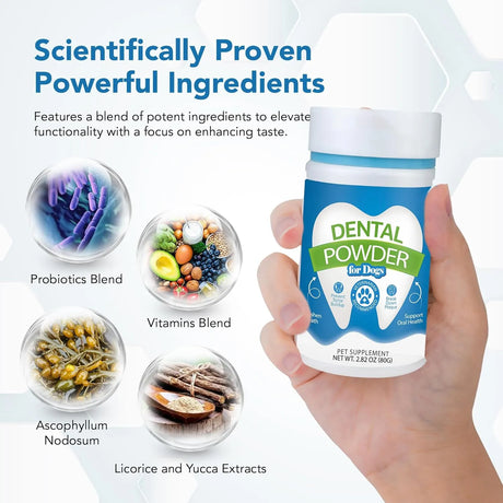 SPANIELBUNS - Spanielbuns Dental Powder for Dogs 80Gr. - The Red Vitamin MX - Cuidado Dental Para Perros - {{ shop.shopifyCountryName }}