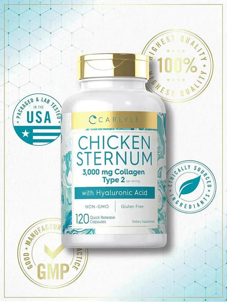CARLYLE - Carlyle Chicken Sternum Cartilage Collagen 3000Mg. 120 Capsulas - The Red Vitamin MX - Suplementos Alimenticios - {{ shop.shopifyCountryName }}