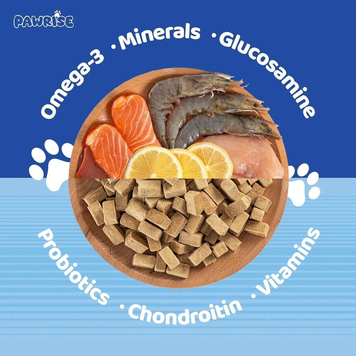 PAWRISE - PawRise Dog Multivitamins with Probiotics, Glucosamine, and Omega-3 200 Masticables - The Red Vitamin MX - Multivitamínicos Para Perros - {{ shop.shopifyCountryName }}