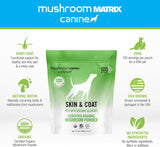 OM - Om Mushroom Matrix Pet Canine Skin & Coat 200Gr. - The Red Vitamin MX - Suplementos Herbales Para Perros - {{ shop.shopifyCountryName }}