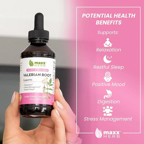 MAXX HERB - Maxx Herb Valerian Root Extract 4 Fl.Oz. - The Red Vitamin MX - Suplementos Alimenticios - {{ shop.shopifyCountryName }}