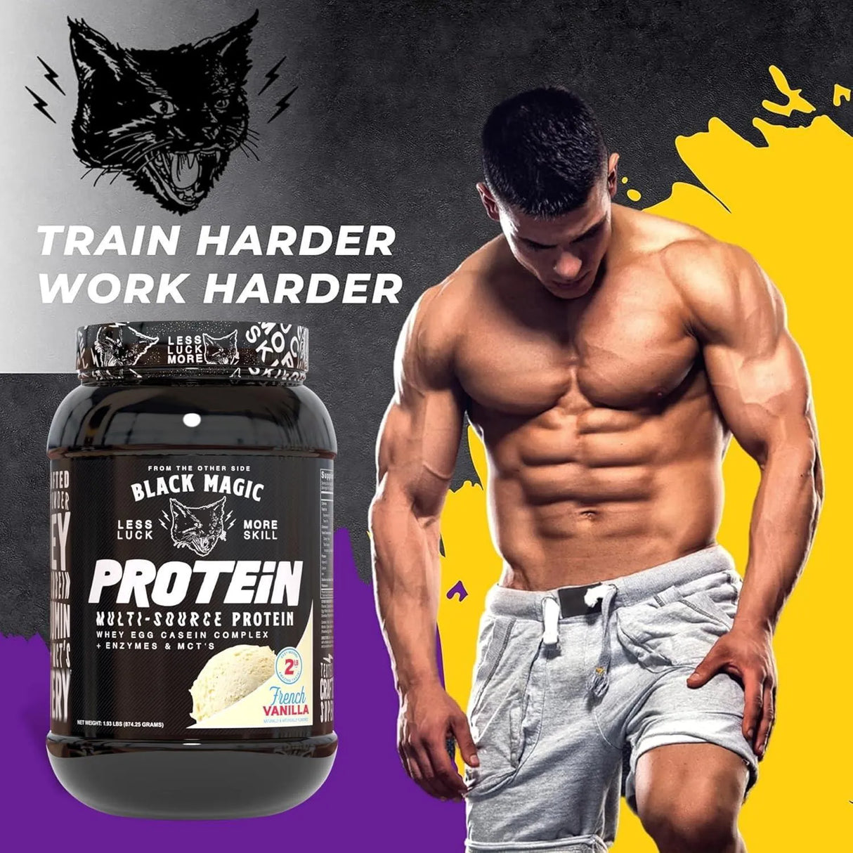 BLACK MAGIC - Black Magic Multi-Source Protein Powder French Vanilla 874Gr. - The Red Vitamin MX - Suplementos Alimenticios - {{ shop.shopifyCountryName }}