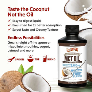 BARLEAN´S - Barlean's MCT Oil 5400Mg. 454Gr. - The Red Vitamin MX - Suplementos Alimenticios - {{ shop.shopifyCountryName }}