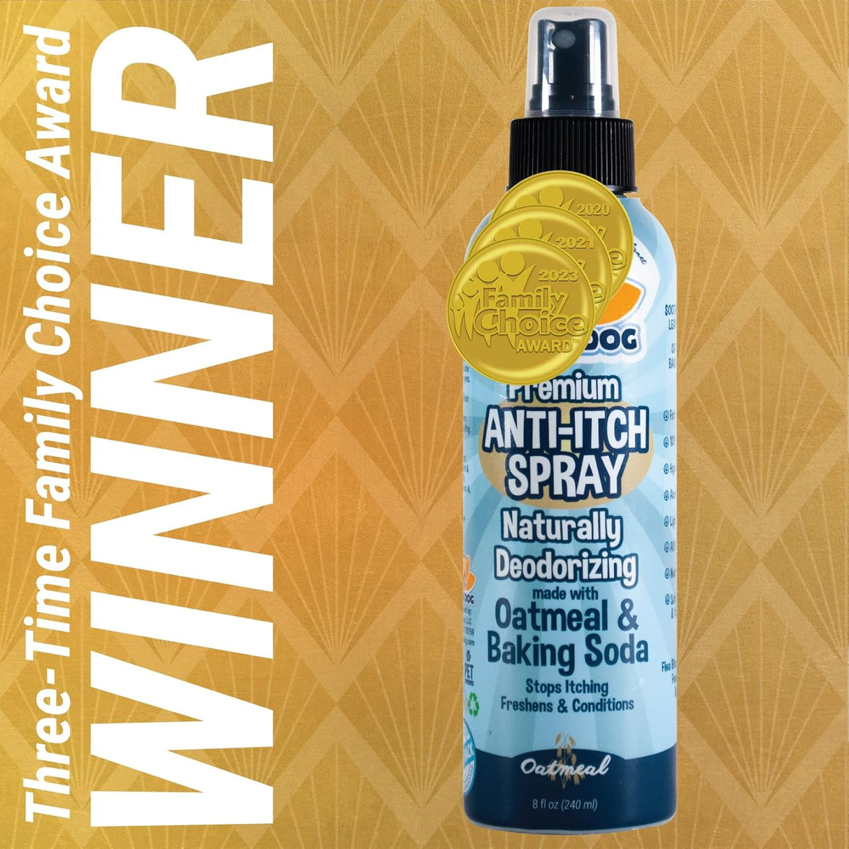 Bodhi Dog Itch Relief Spray 8 Fl.Oz.
