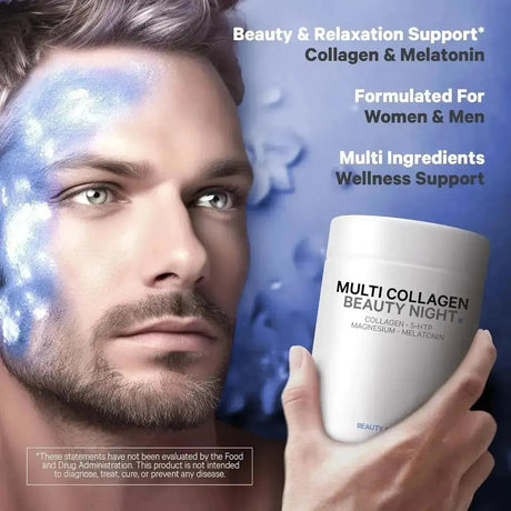 CODEAGE - Codeage Multi Collagen Protein Beauty Night 150 Capsulas - The Red Vitamin MX - Suplementos Alimenticios - {{ shop.shopifyCountryName }}
