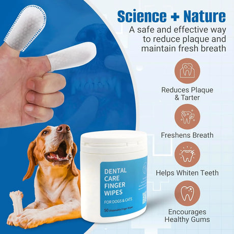 SPANIELBUNS - Spanielbuns Dog Dental Wipes for Cats & Dogs 50 Toallitas - The Red Vitamin MX - Cuidado Dental Para Perros - {{ shop.shopifyCountryName }}