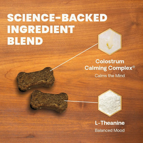 VETRISCIENCE - VetriScience Long Lasting Calm & Confident Calming Chews Bacon 120 Masticables - The Red Vitamin MX - Relajantes Para Perros - {{ shop.shopifyCountryName }}