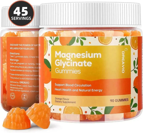 DREAVIO - DREAVIO Magnesium Glycinate Gummies 400Mg. Orange 90 Gomitas - The Red Vitamin MX - Suplementos Alimenticios - {{ shop.shopifyCountryName }}