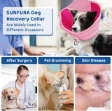 SUNFURA Dog Cone PINK XLARGE