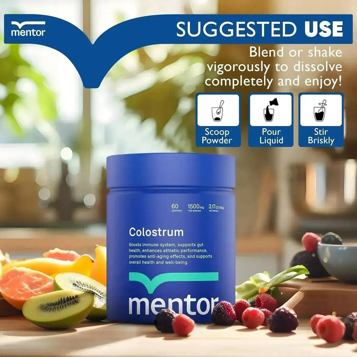 MENTOR - Mentor Colostrum Powder 60 Servicios 90Gr. - The Red Vitamin MX - Suplementos Alimenticios - {{ shop.shopifyCountryName }}