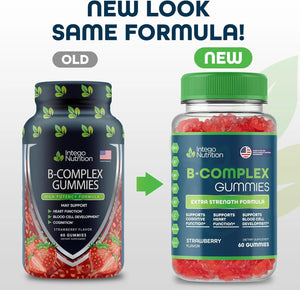 INTEGO NUTRITION - INTEGO NUTRITION Vitamin B Complex Gummies 60 Gomitas - The Red Vitamin MX - Suplementos Alimenticios - {{ shop.shopifyCountryName }}