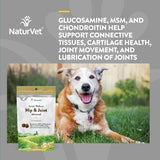 NaturVet Senior Wellness Hip & Joint Advanced Plus Omegas 120 Masticables