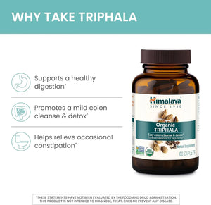 HIMALAYA - Himalaya Organic Triphala 90 Tabletas - The Red Vitamin MX - Suplementos Alimenticios - {{ shop.shopifyCountryName }}