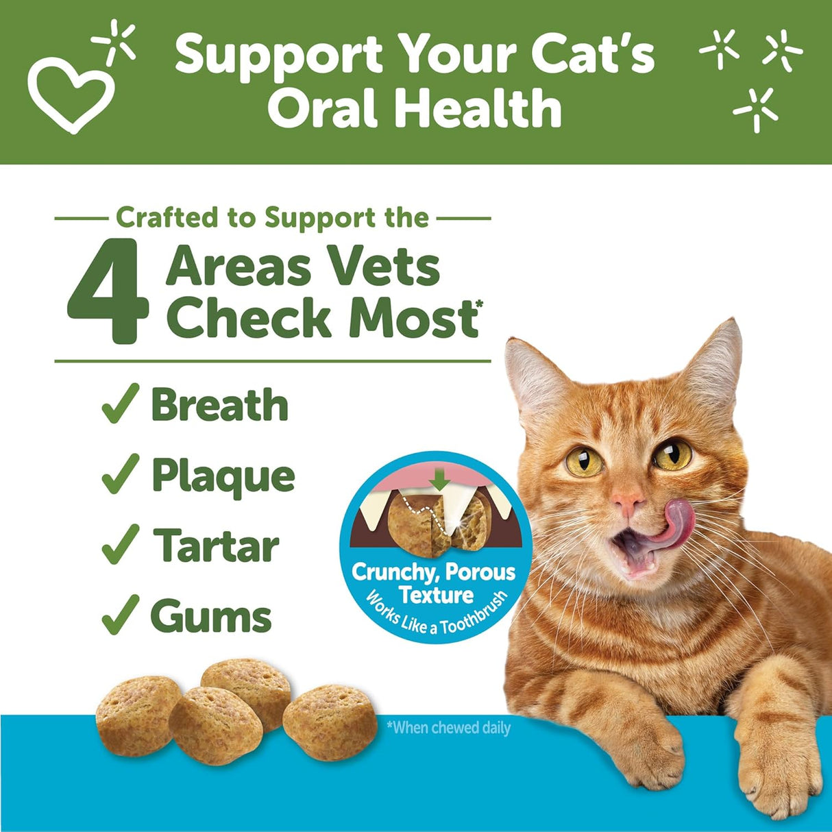 WHIMZEES Wellness Cat Dental Treats Natural Chews Chicken and Tuna Flavor 56Gr.