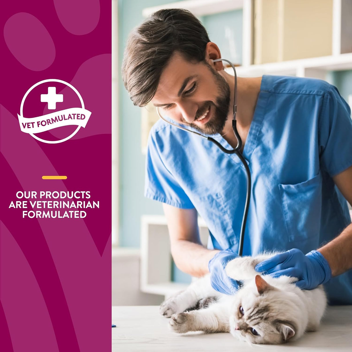 NaturVet Hip & Joint for Cats Plus Omegas 60 Masticables