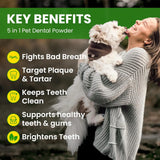 BUDDYCHEER - BuddyCheer Dog Teeth Cleaning Powder 60-Day Supply Mint 150Gr. - The Red Vitamin MX - Cuidado Dental Para Perros - {{ shop.shopifyCountryName }}