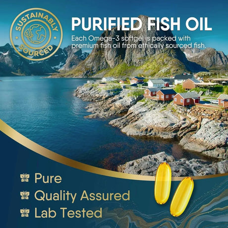 NATURE'S NUTRITION - Nature's Nutrition Triple Strength Omega 3 Fish Oil 2400Mg. 120 Capsulas Blandas - The Red Vitamin MX - Suplementos Alimenticios - {{ shop.shopifyCountryName }}